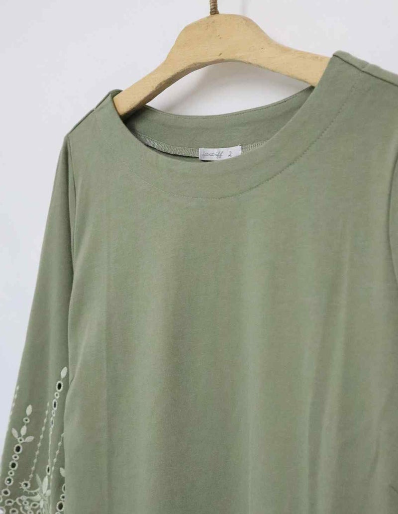 刺しゅう7分袖チュニック | 最新秋コレクション | 40代からの 