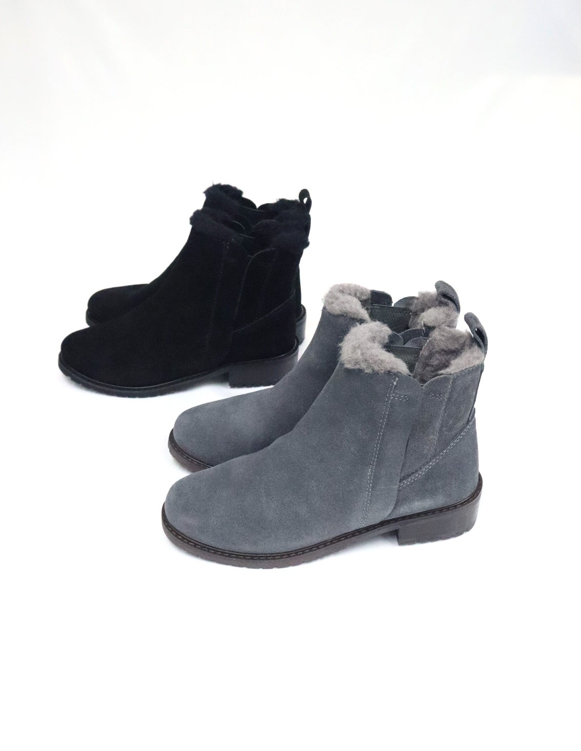 本革ショートブーツ¥24,200