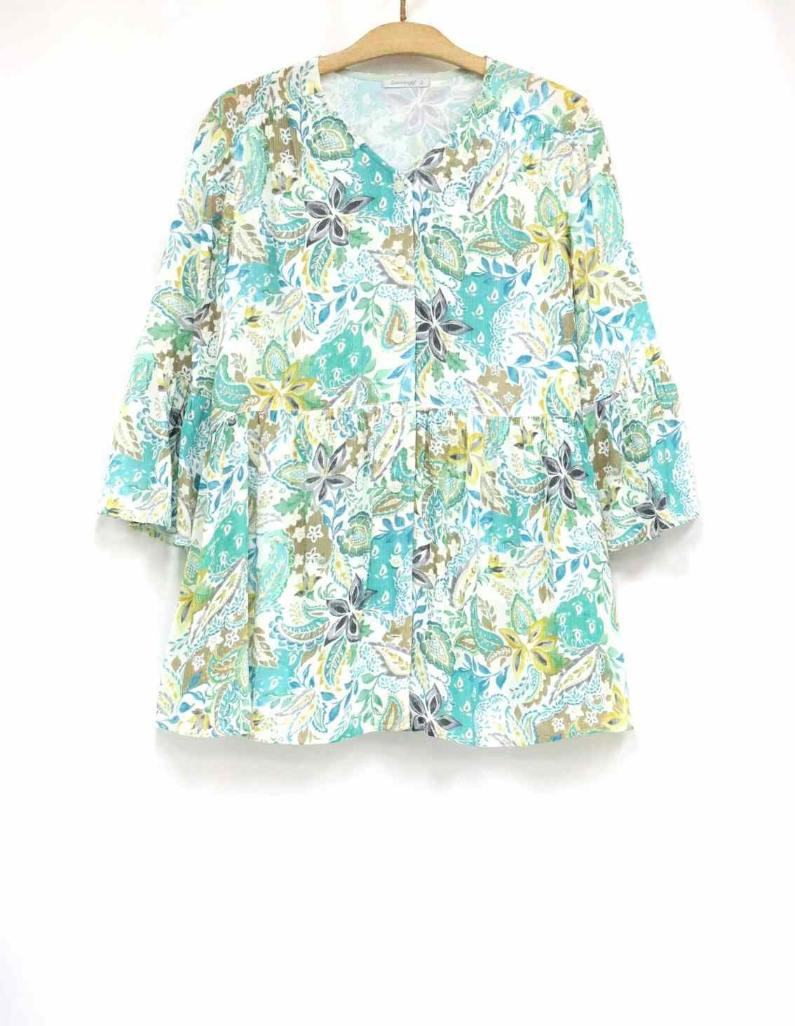7分袖チュニックブラウス | 最新夏コレクション | 40代からの