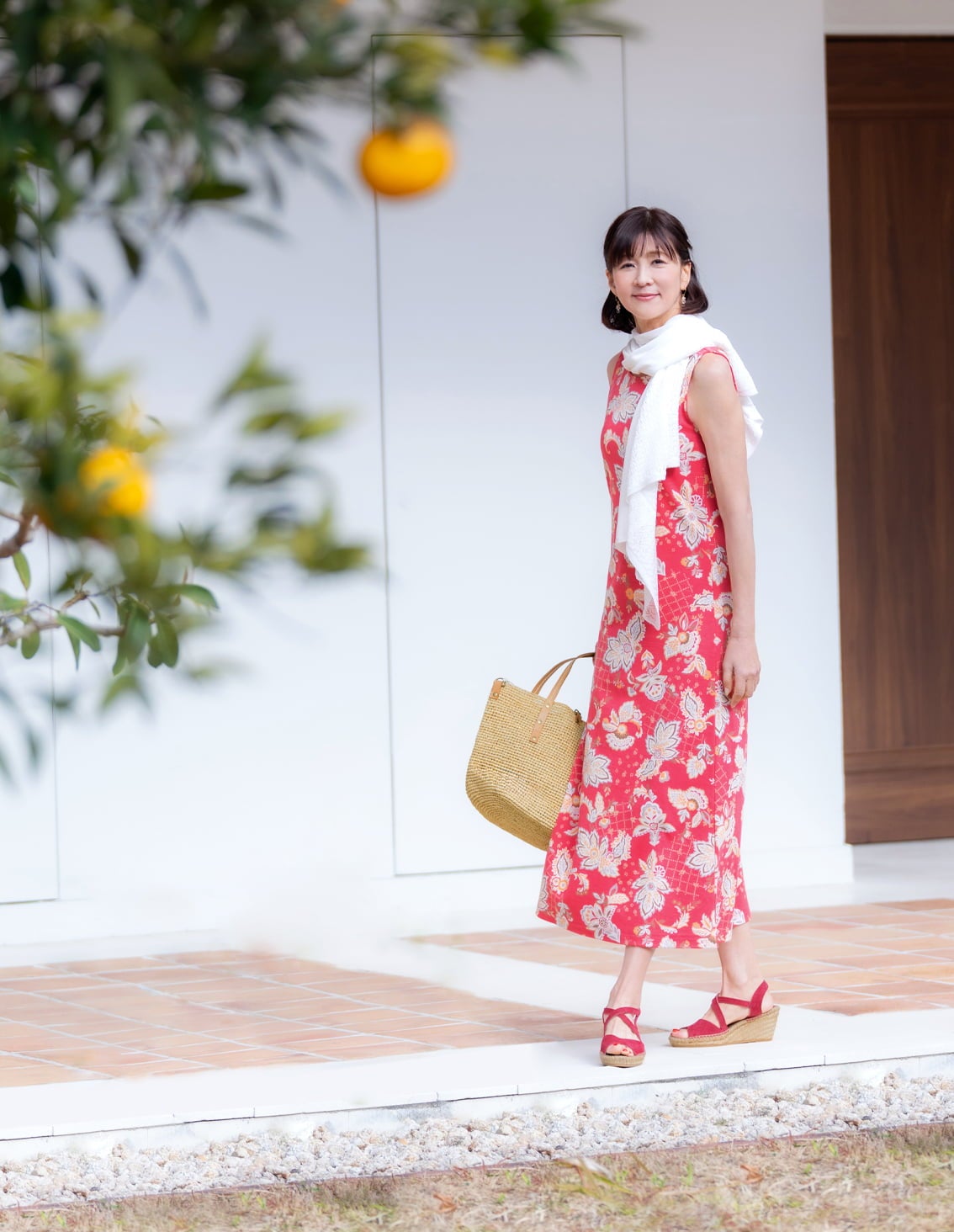 ノースリーブロングワンピース | 最新夏コレクション | 40代からの
