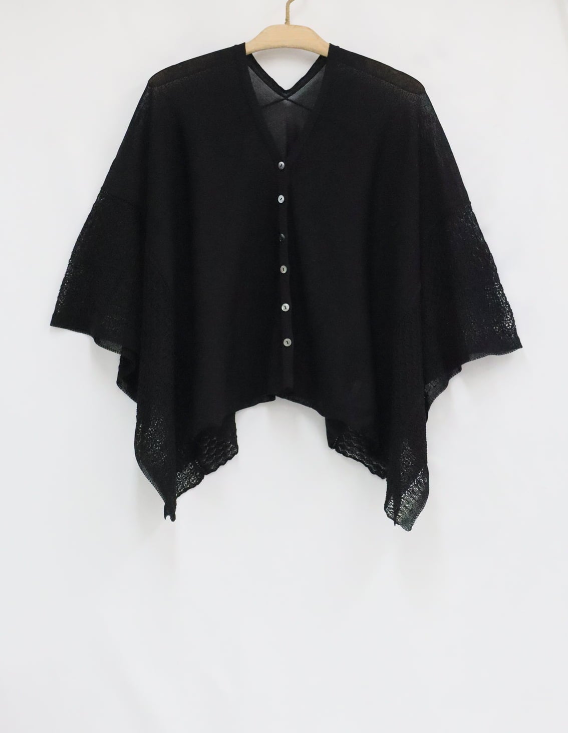 透かし編みニットポンチョ | 最新夏コレクション | 40代からの