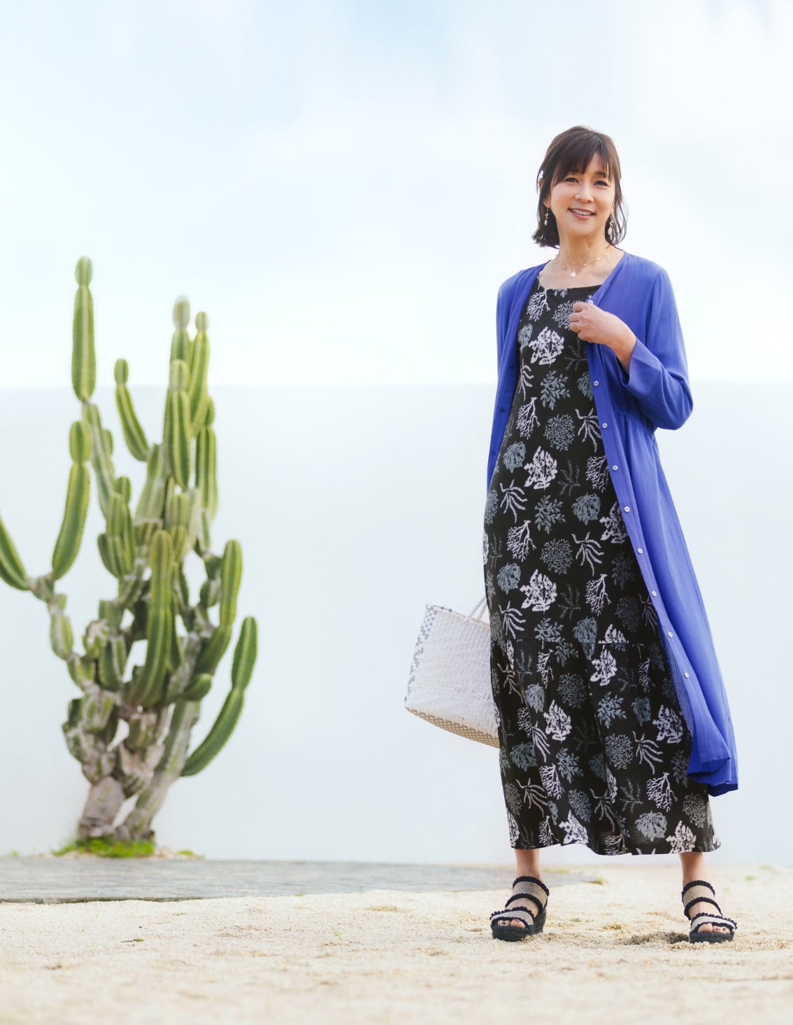 ノースリーブロングワンピース | 最新夏コレクション | 40代からの